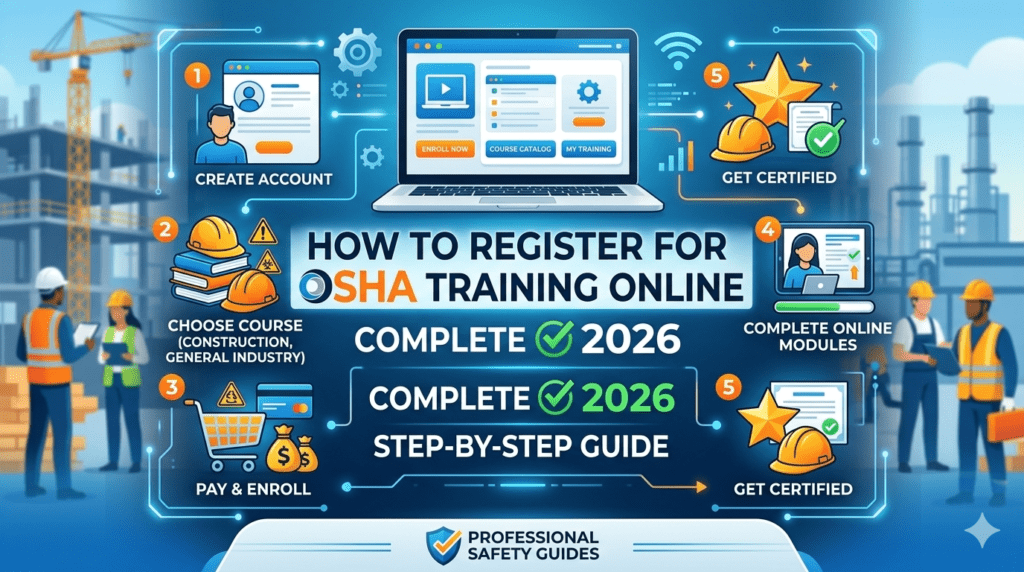 how to register for OSHA training online
